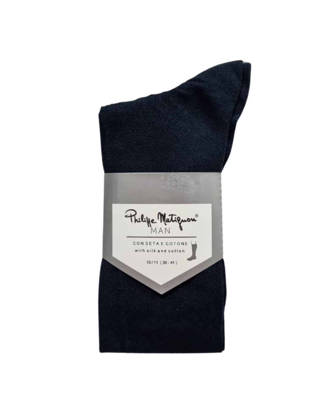 Philippe Matignon Calza Lunga Uomo Deluxe Con Seta E Cotone