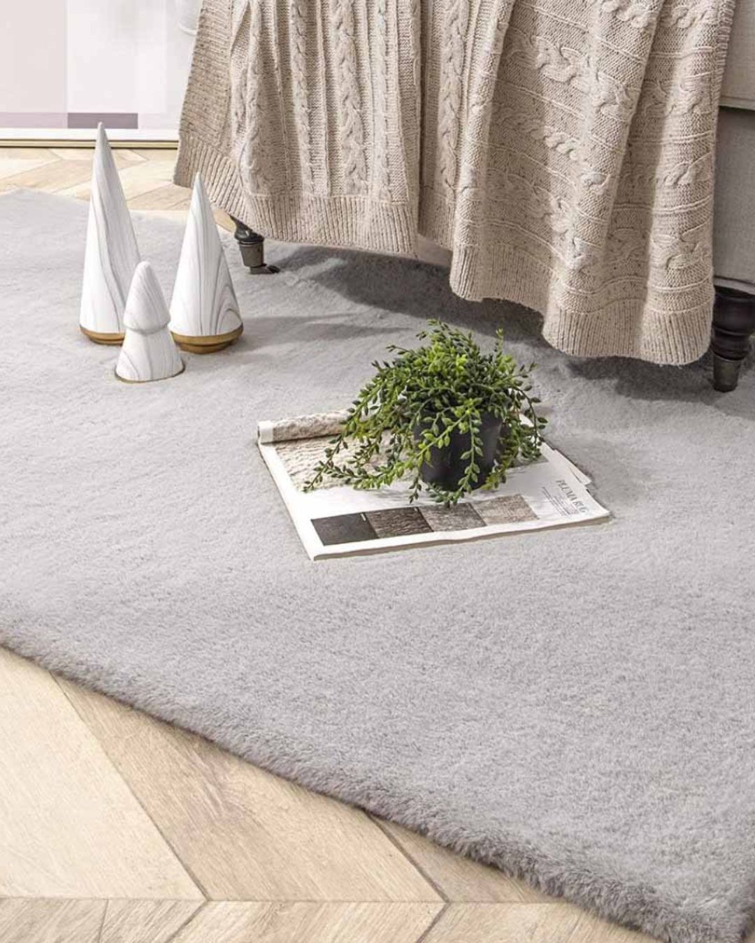 S&G Tappeto Eva In Eco Pelliccia 50x80cm