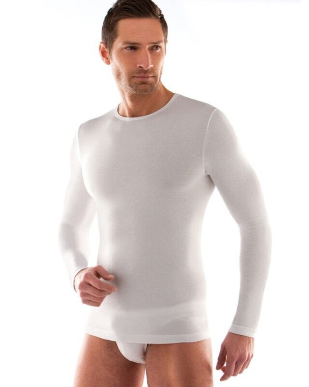 Liabel Uomo Maglia Termica Manica Lunga Girocollo