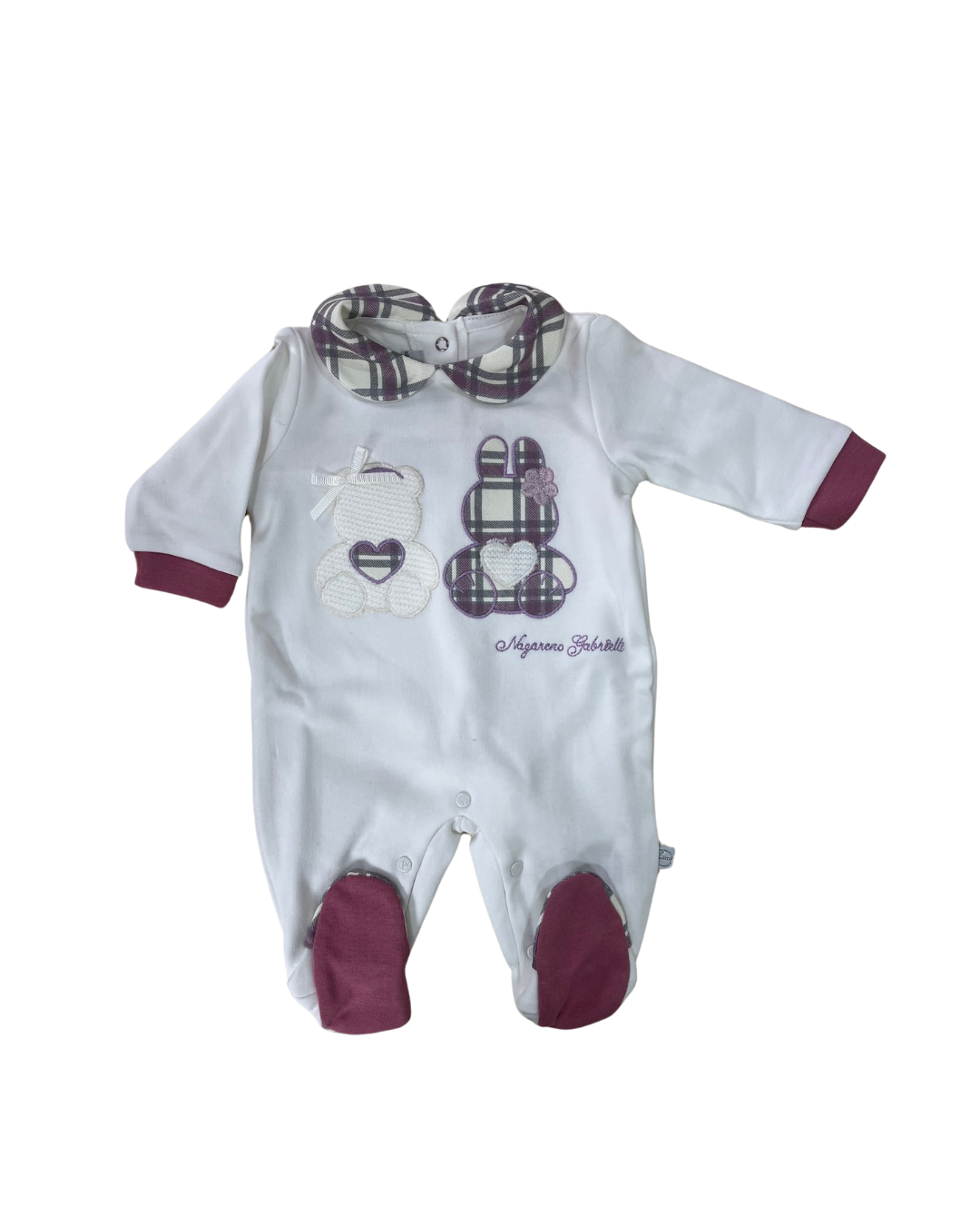 Nazareno Gabrielli Tutina Neonata Caldo Cotone Dis.2