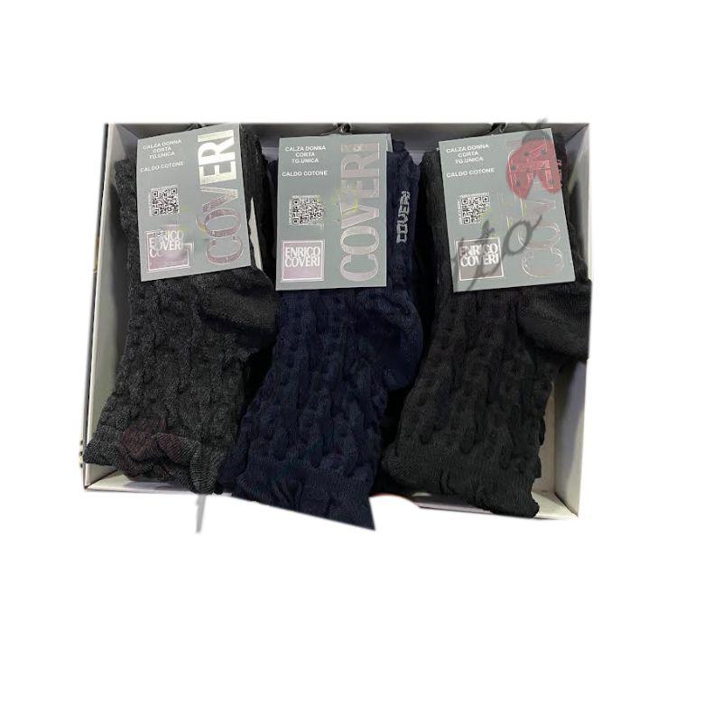 Coveri Calza Corta Donna Caldo Cotone