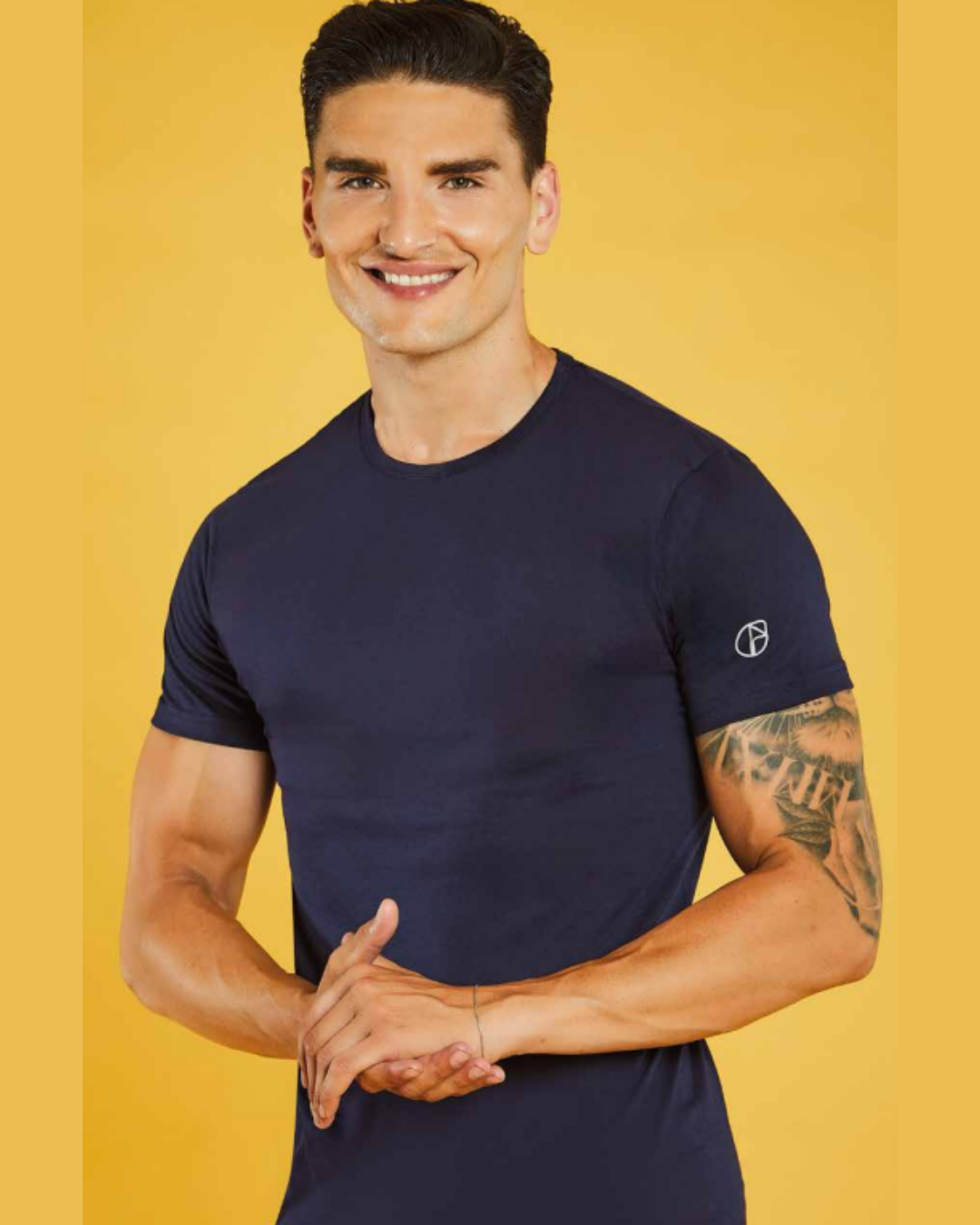 Nazareno Gabrielli T-Shirt Uomo Girocollo Cotone Calibrato