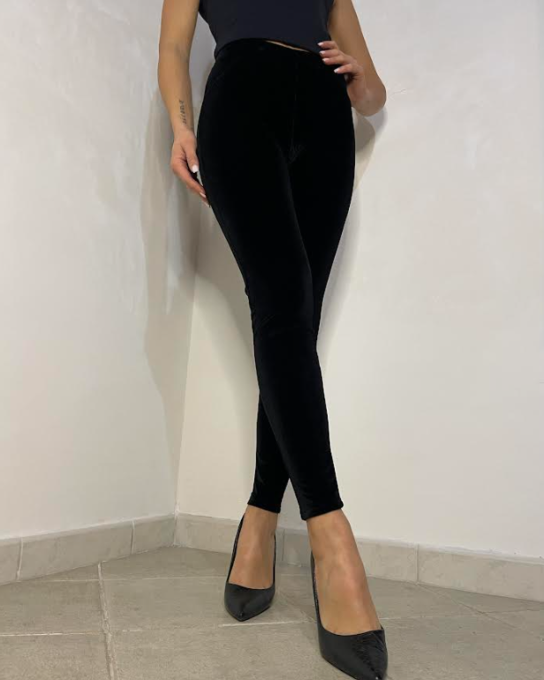 Sisi Leggings Scamosciato