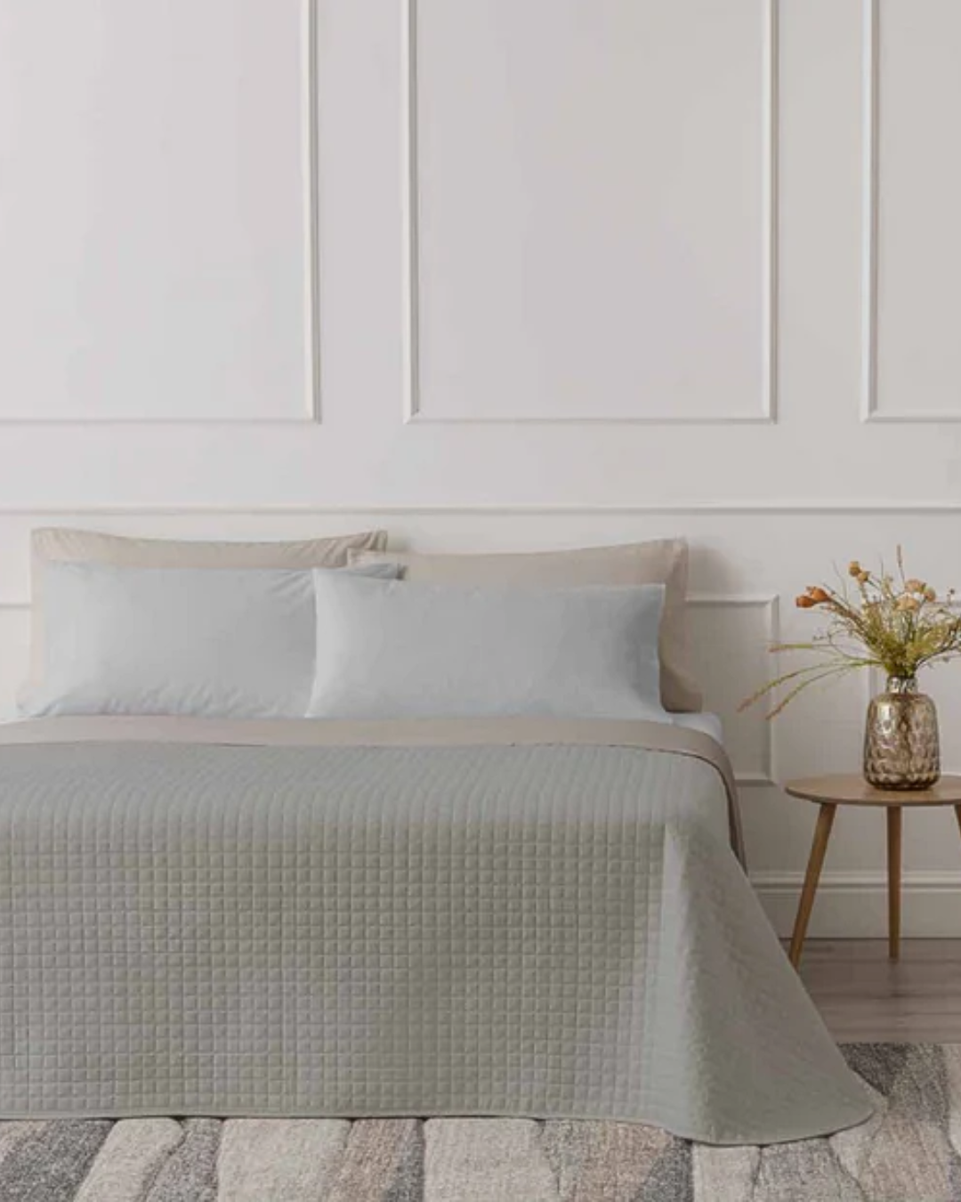 Linea Oro Copriletto Trapuntato Una Piazza E Mezza 220x260 Camilla