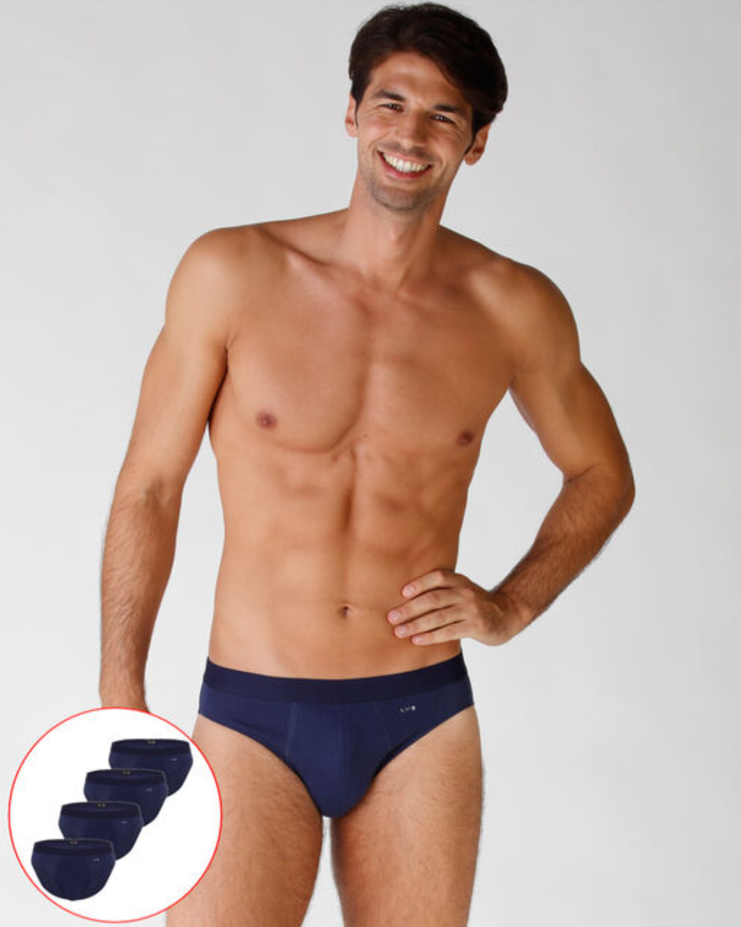 Lovable Slip Uomo Quadri-Pack X4