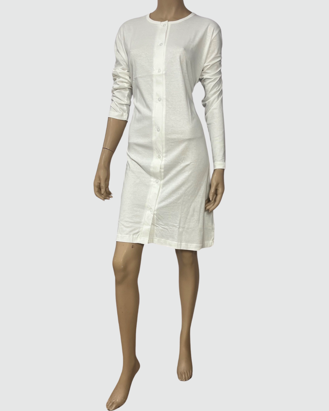 Baci Di Notte Camicia Da Notte Cotone Aperta Avanti