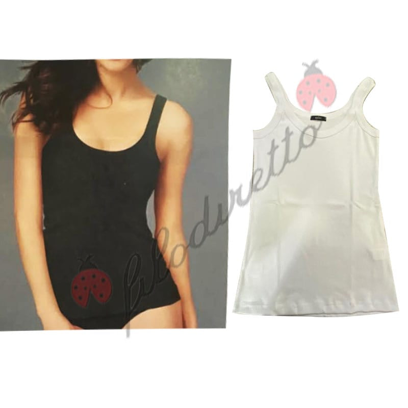 Exes Canotta Donna Spalla Stretta Costina