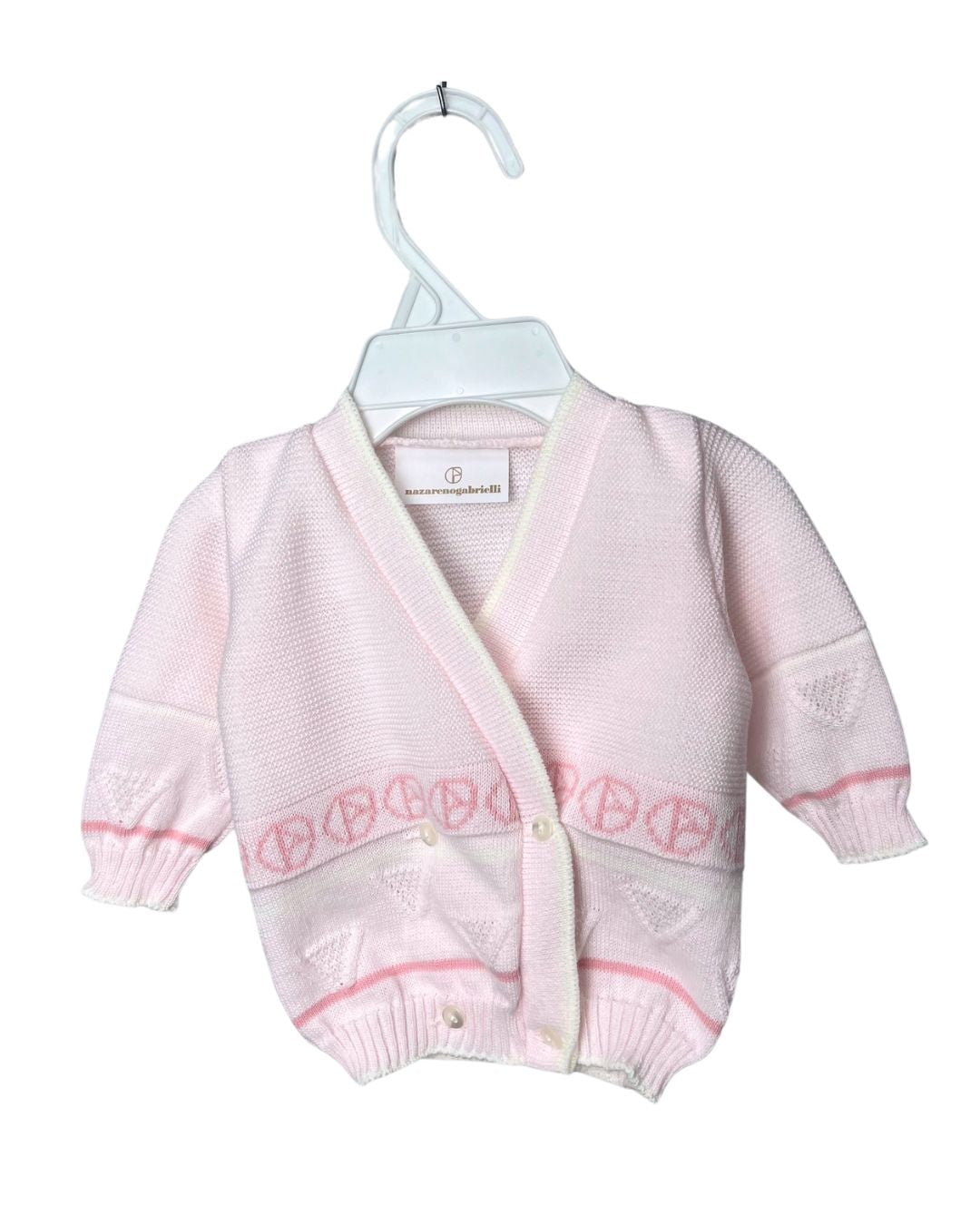 Nazareno Gabrielli Incrociatino Neonati Misto Lana Taglia Unica