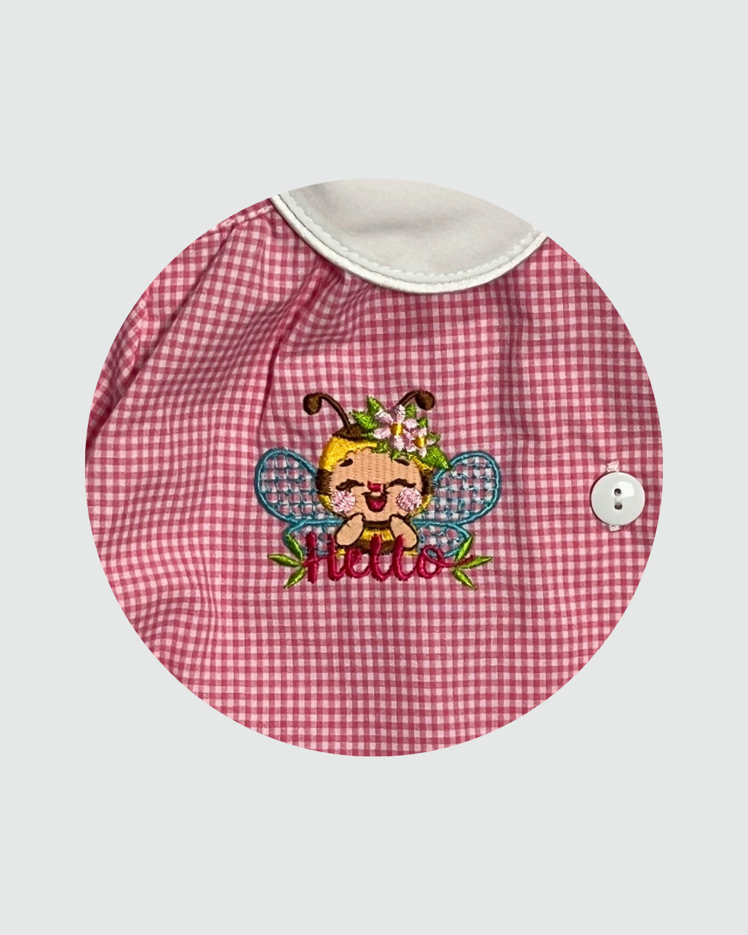 Siggi Grembiule Asilo Quadretto Rosa
