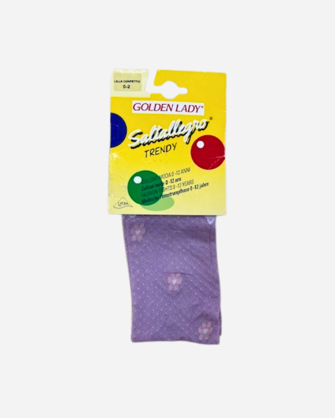 Golden Lady Saltallegro Collant Bimba Trendy Butterfly & Flowers