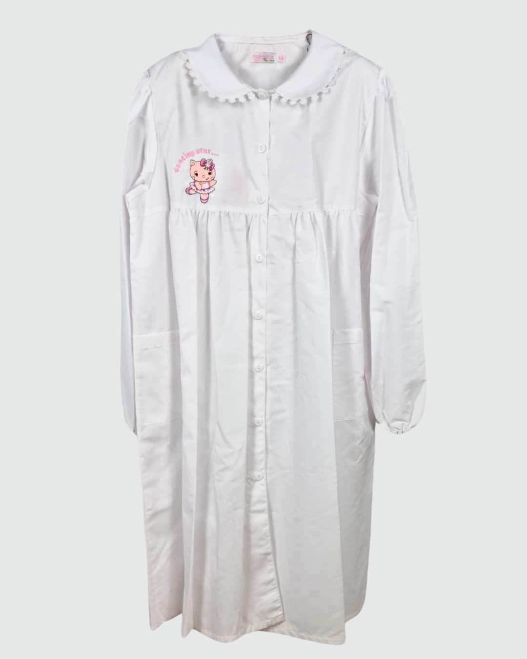 Ambrosino Grembiule Scuola Bambina Bianco