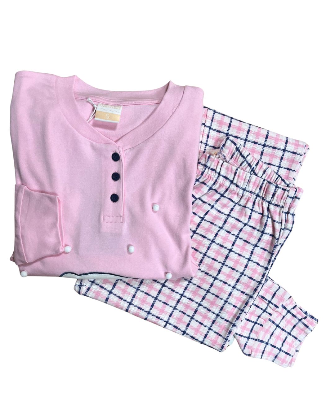 Kissimo Biancaluna Pigiama Donna Caldo Cotone