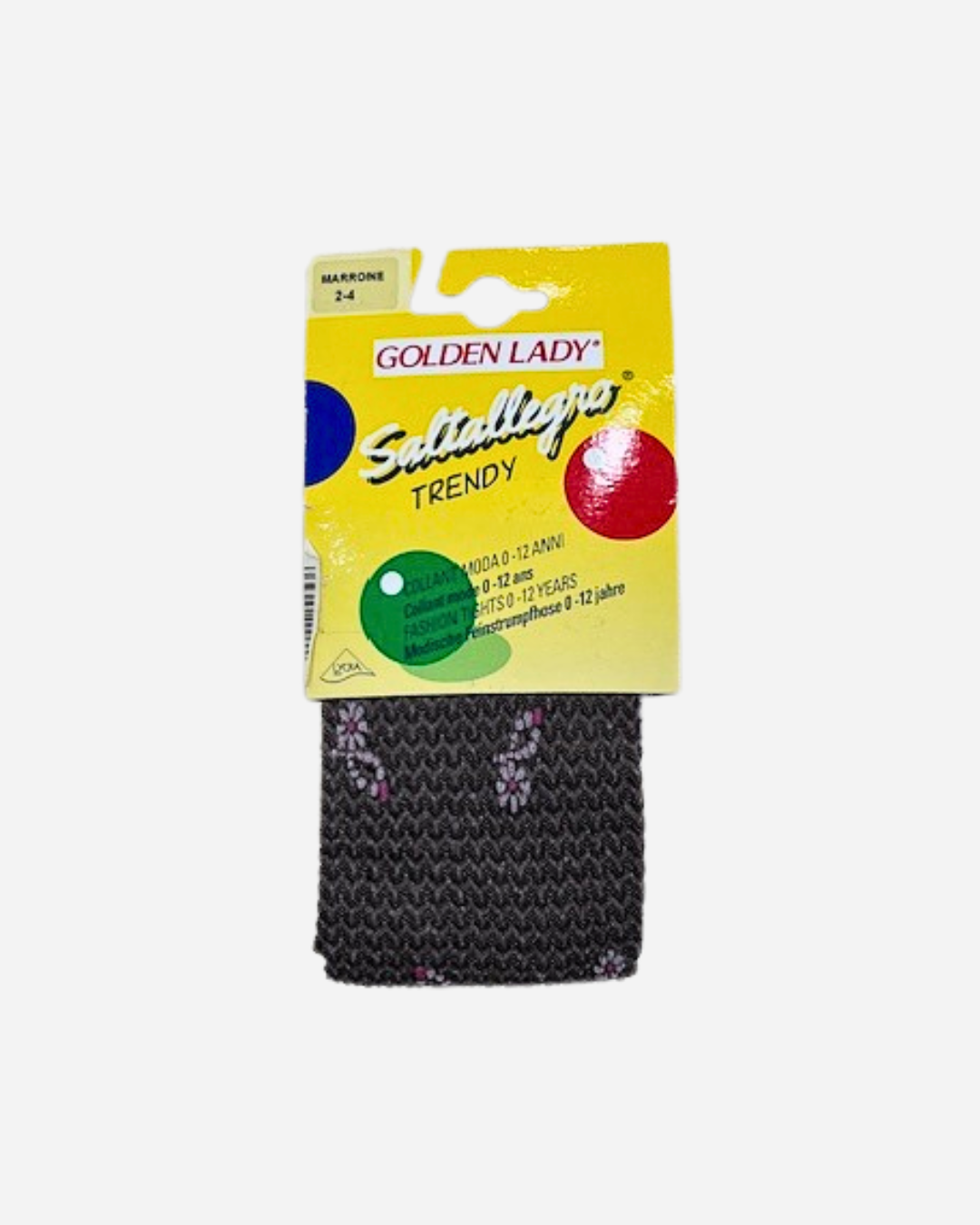 Golden Lady Saltallegro Collant Bimba Trendy Giramondo