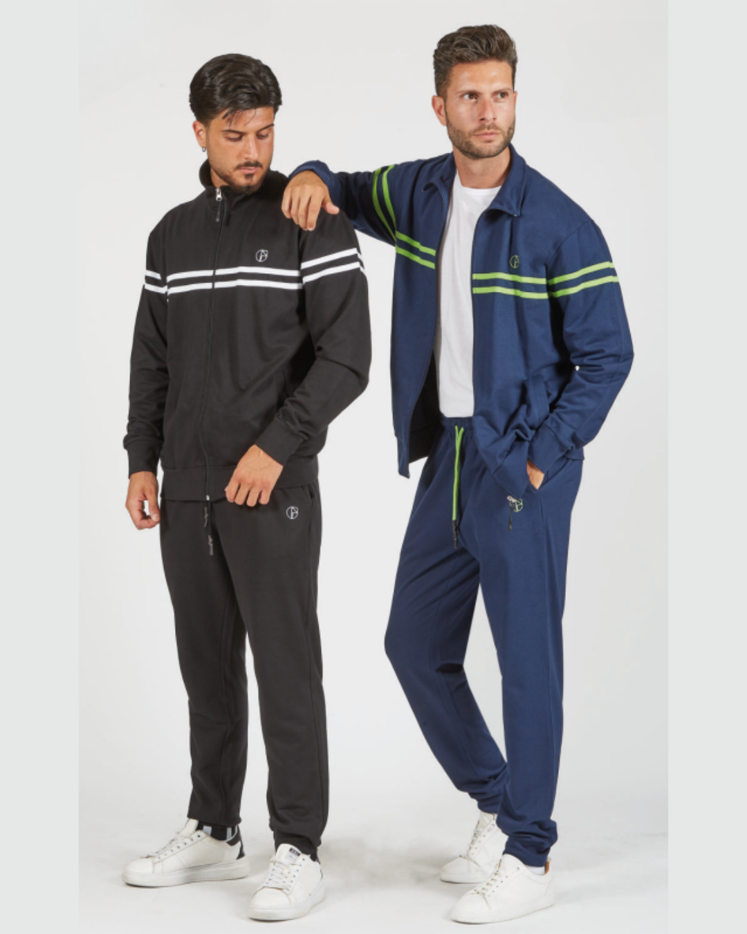 Nazareno Gabrielli Tuta Uomo Cotone Full Zip