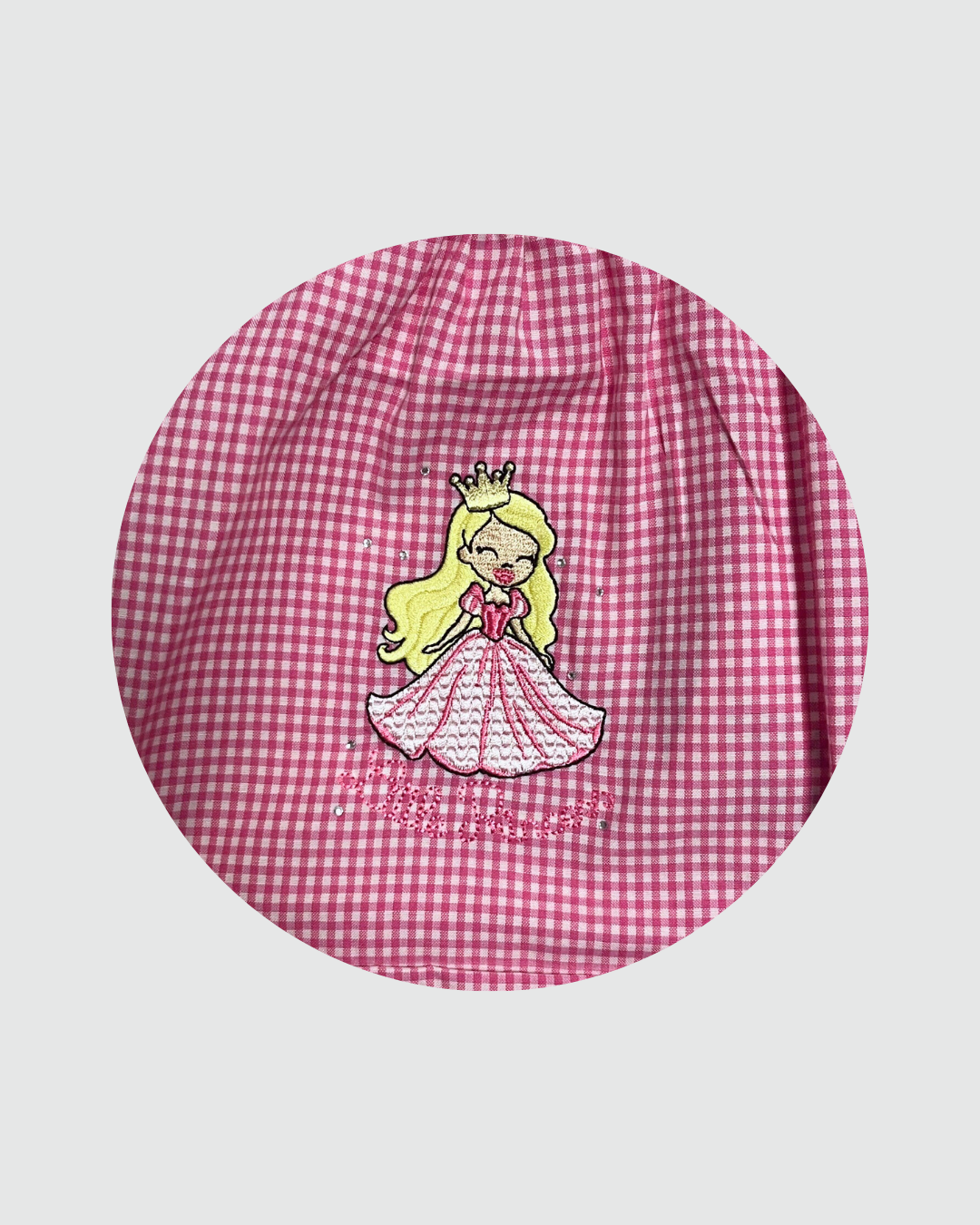 Ambrosino Grembiule Asilo Quadretto Rosa