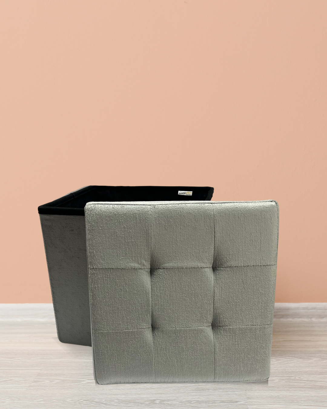 Linea Oro Pouf Velluto Claire 38X38X38 cm