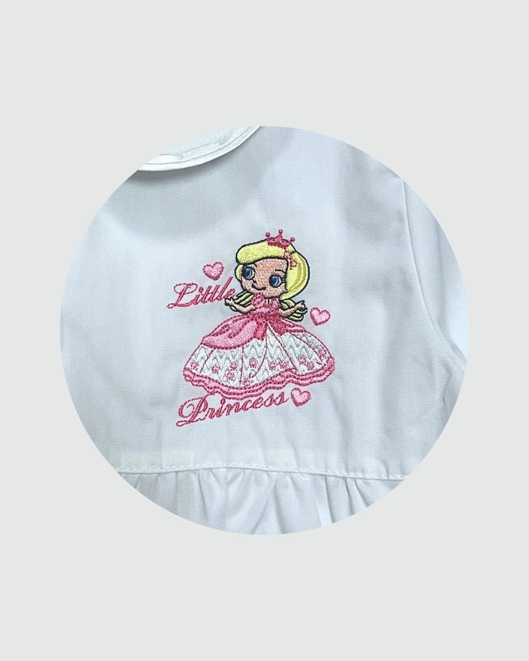 Ambrosino Grembiule Asilo Bambina Bianco