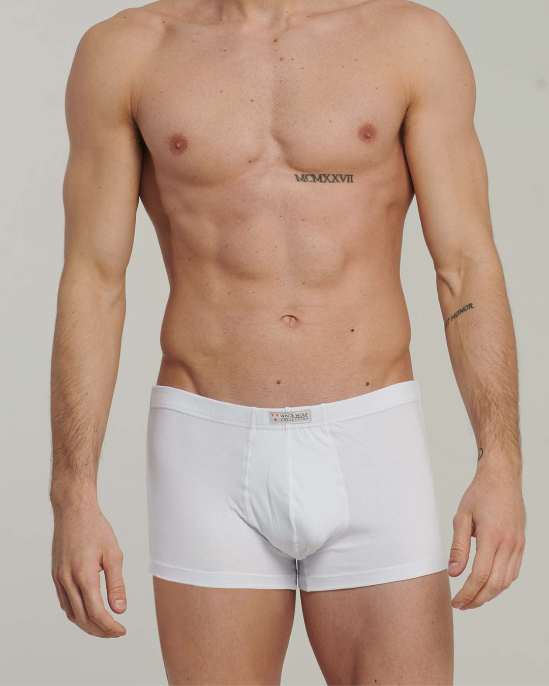 Kissimo Biancaluna Boxer Uomo Elastico Ricoperto