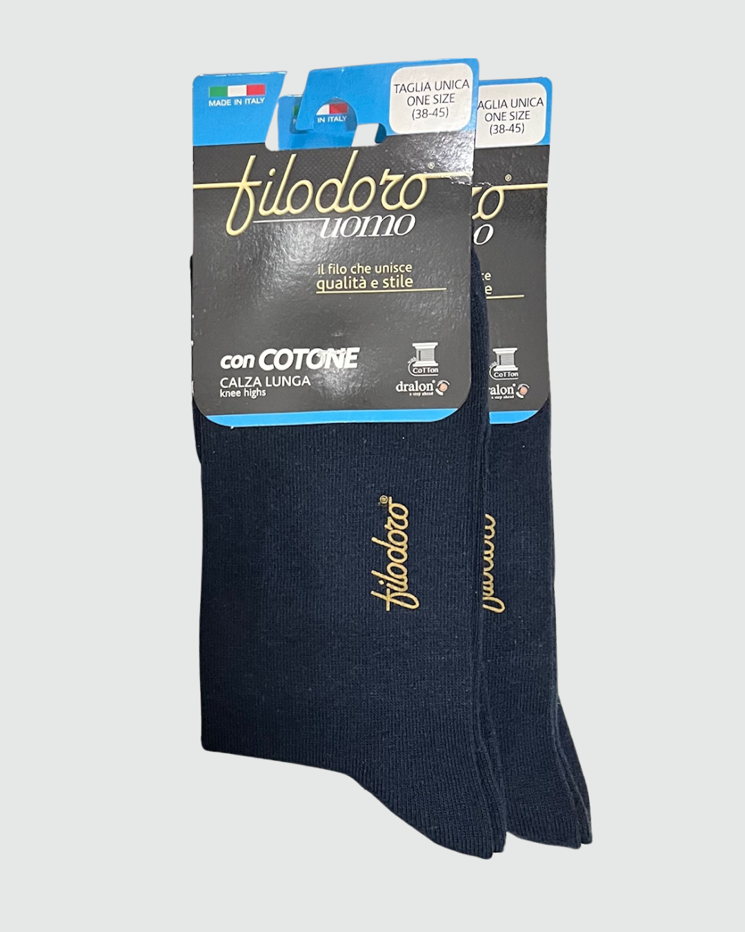 Filodoro Calza Lunga Uomo 2 Paia Caldo Cotone