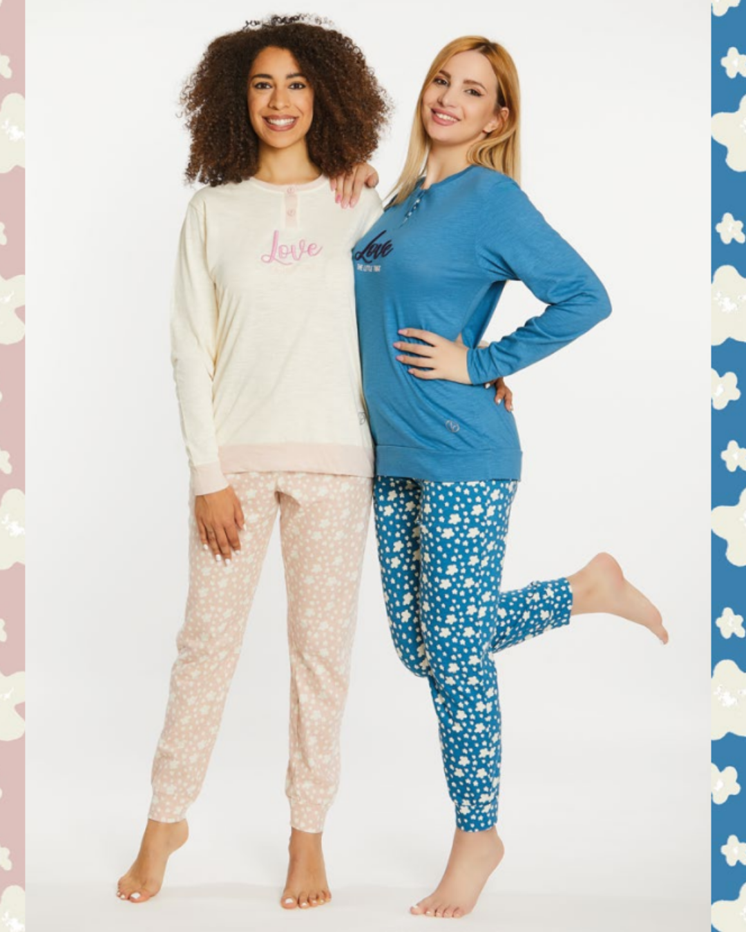 Nazareno Gabrielli Pigiama Donna Lungo Cotone