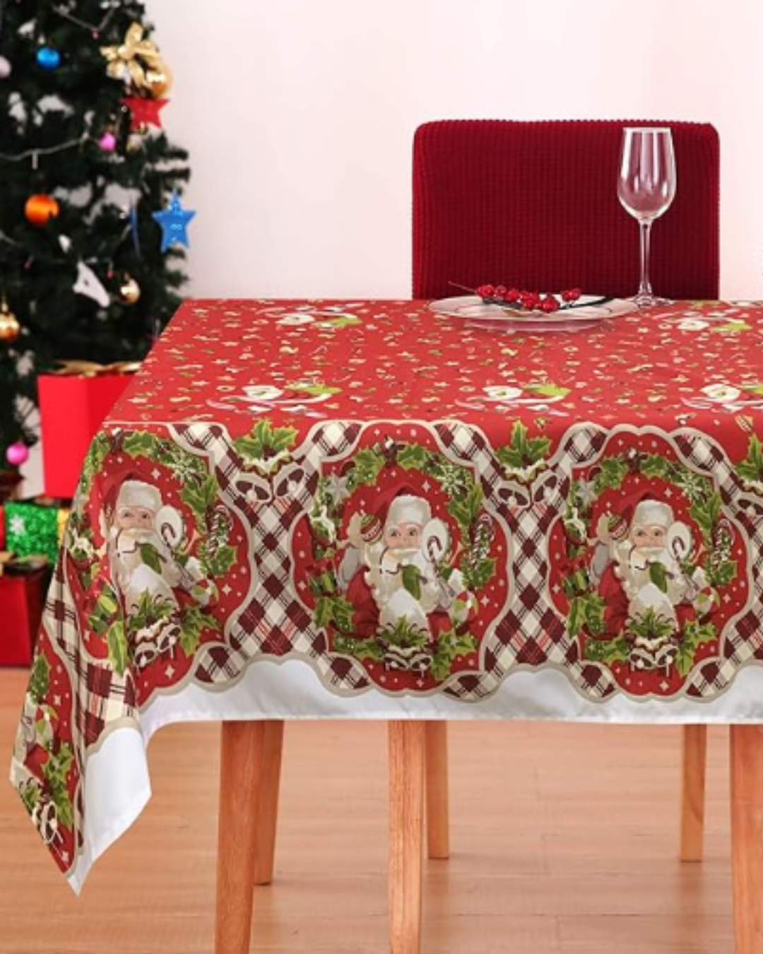 Preziosa Home Tovaglia Natalizia 18 posti Art.Bianca