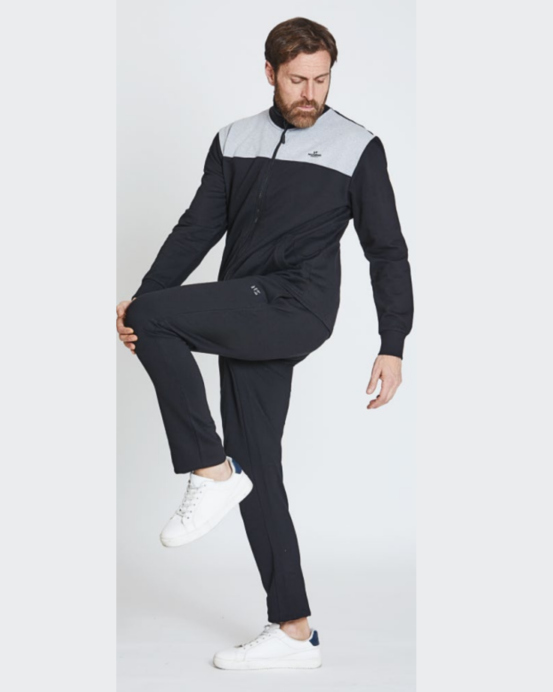 Nazareno Gabrielli Tuta Uomo Calibrata Cotone Felpato