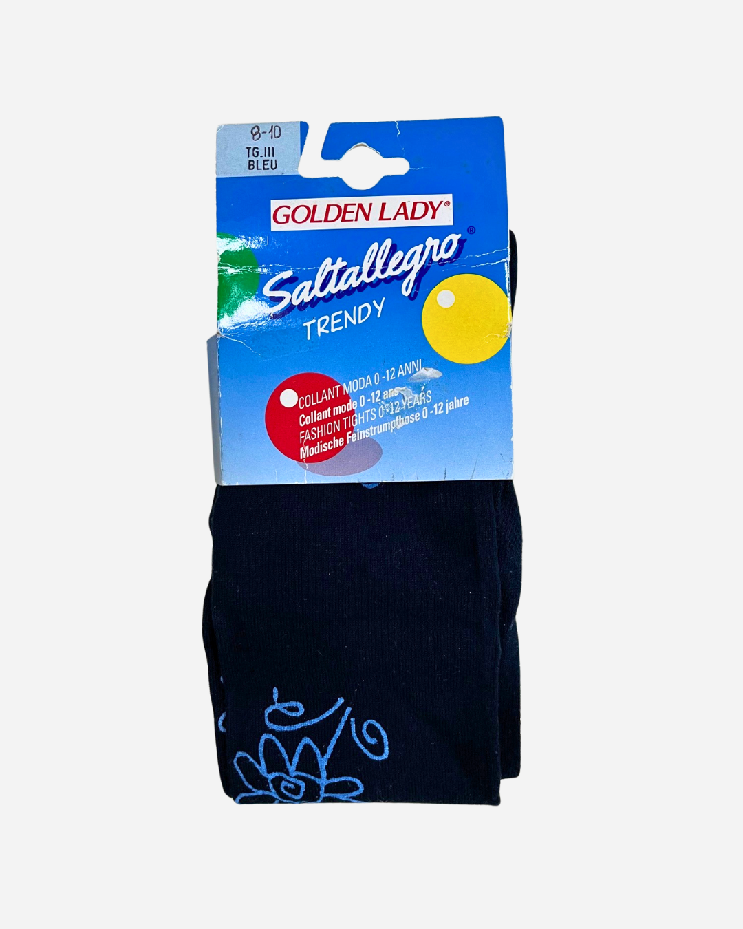 Golden Lady Collant Saltallegro Bambina Caldo Cotone All-Flowers