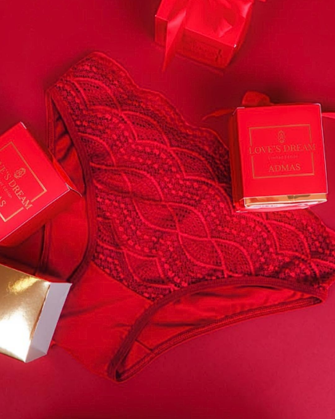 Admas Slip Donna Rosso