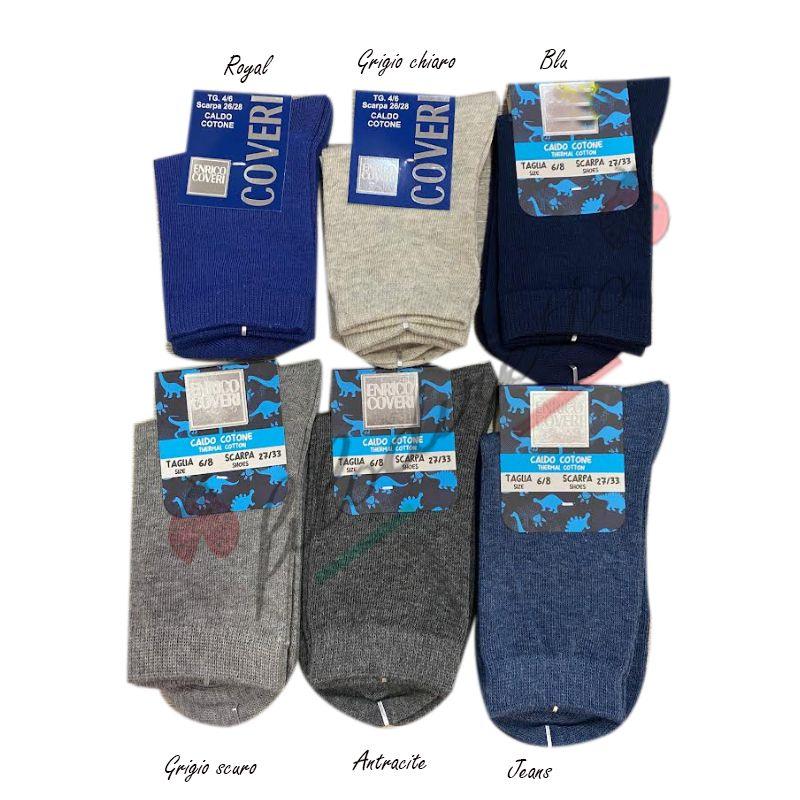 Coveri Calza Corta Bambino Caldo Cotone