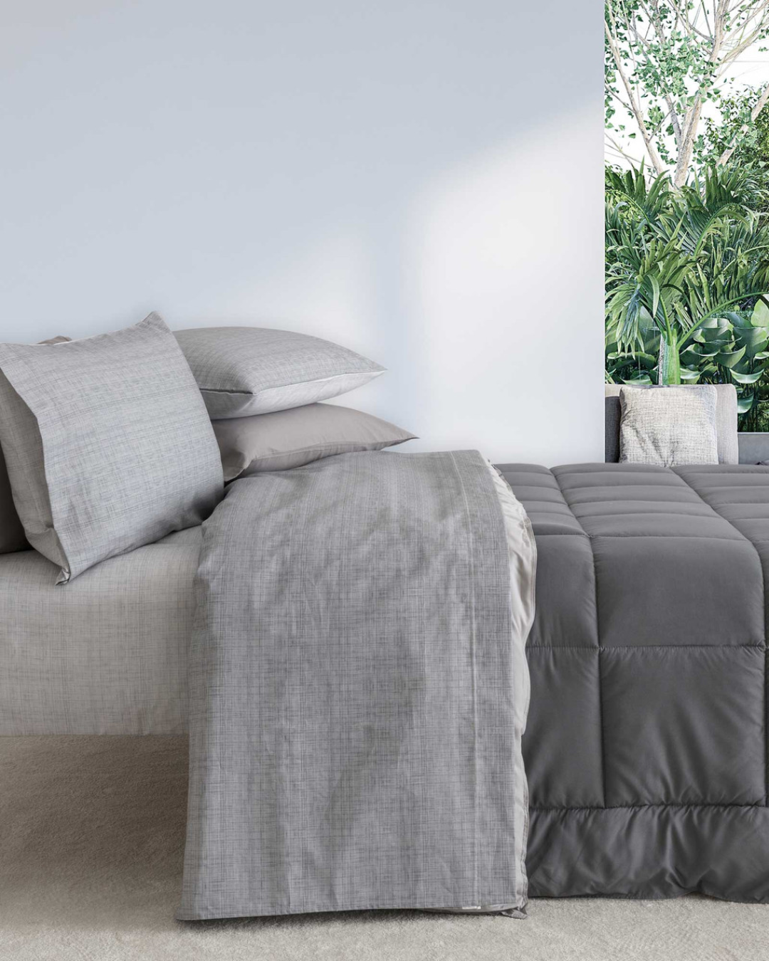 Linea Oro Completo Letto Piazza e Mezza Flanella 100% Cotone Flein