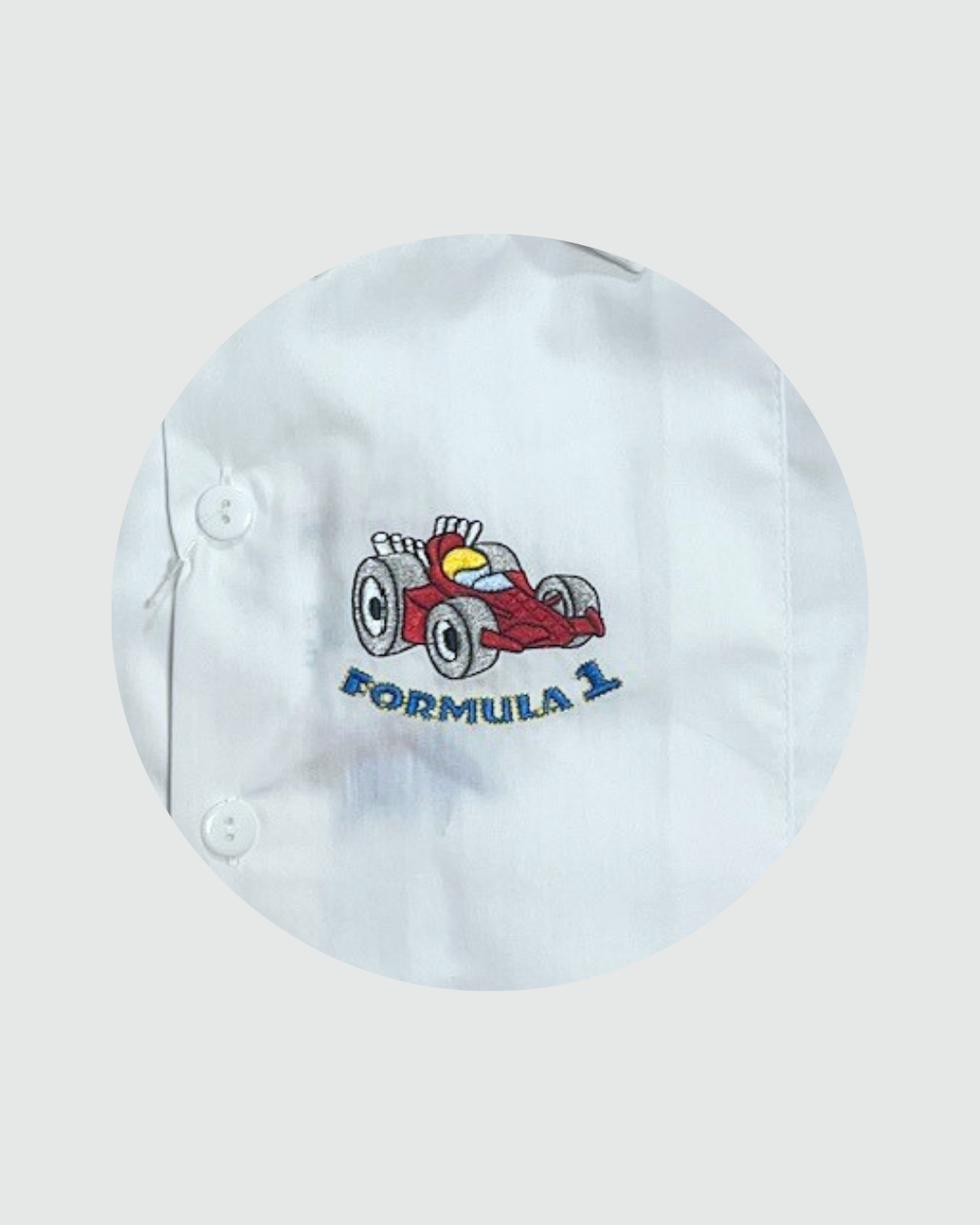 Ambrosino Grembiule Asilo Bambino Bianco