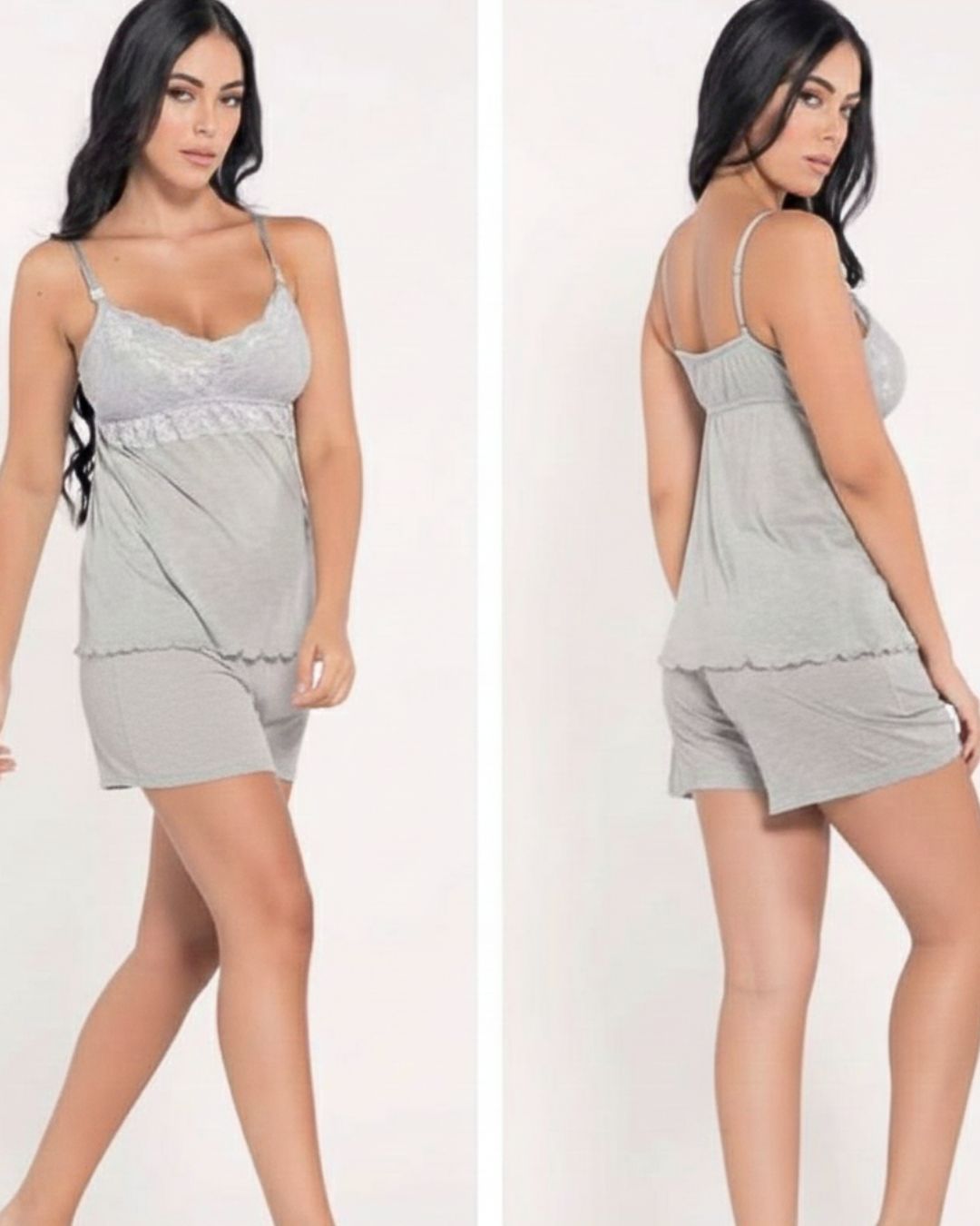 Pigiamiamoci Pigiama Donna Viscosa Spalla Stretta Pantalone Corto