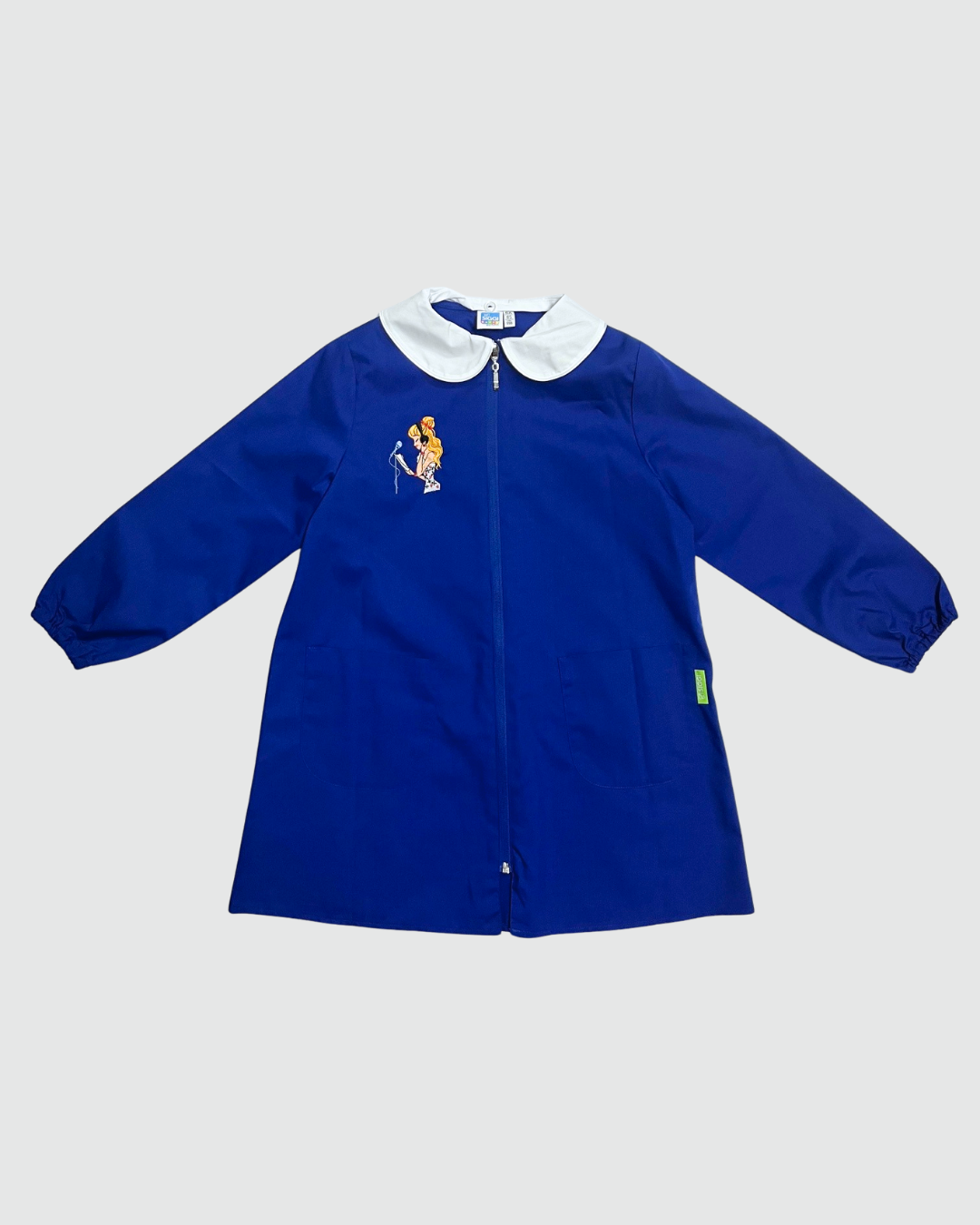 Siggi Grembiule Elementare Bambina Bluette Con Zip