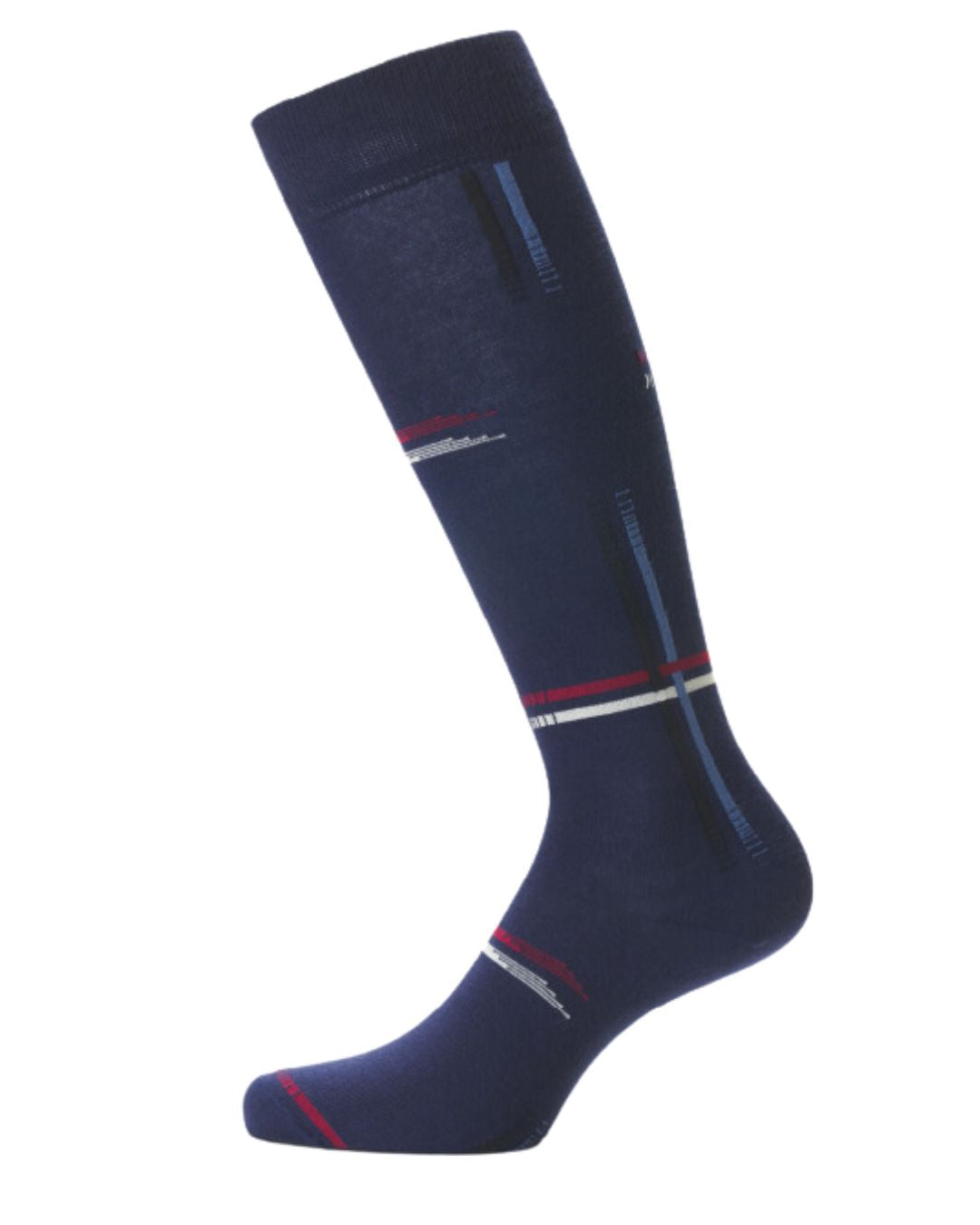 Philippe Matignon Calza Lunga Uomo Moda Flash Con Cotone e Cachemire