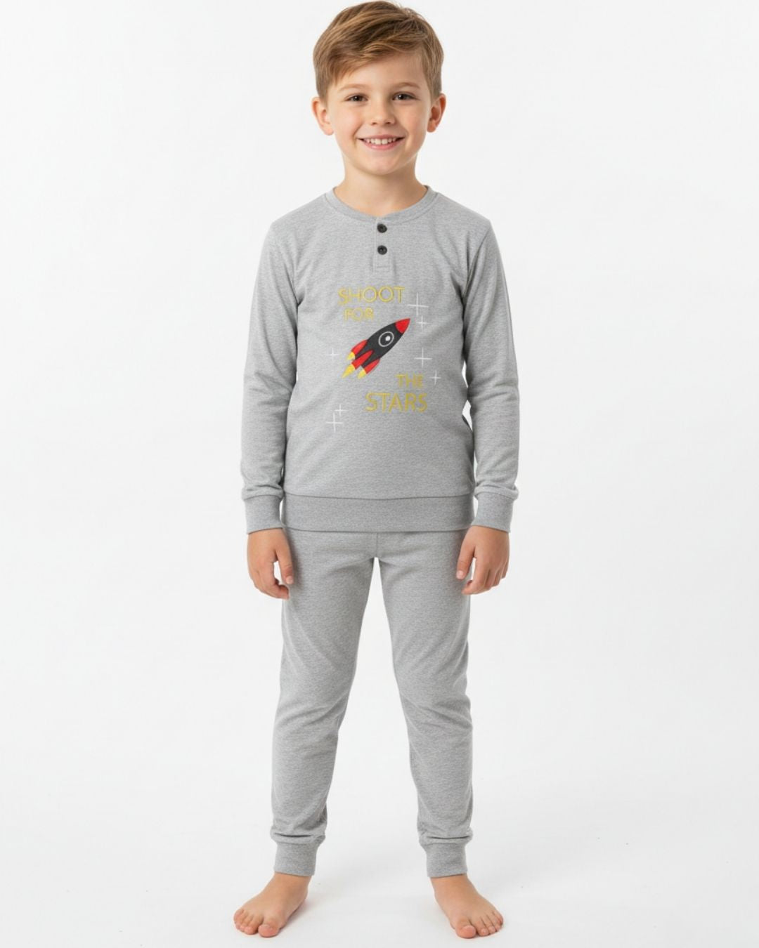 Nazareno Gabrielli Pigiama Bimbo Manica Lunga Cotone