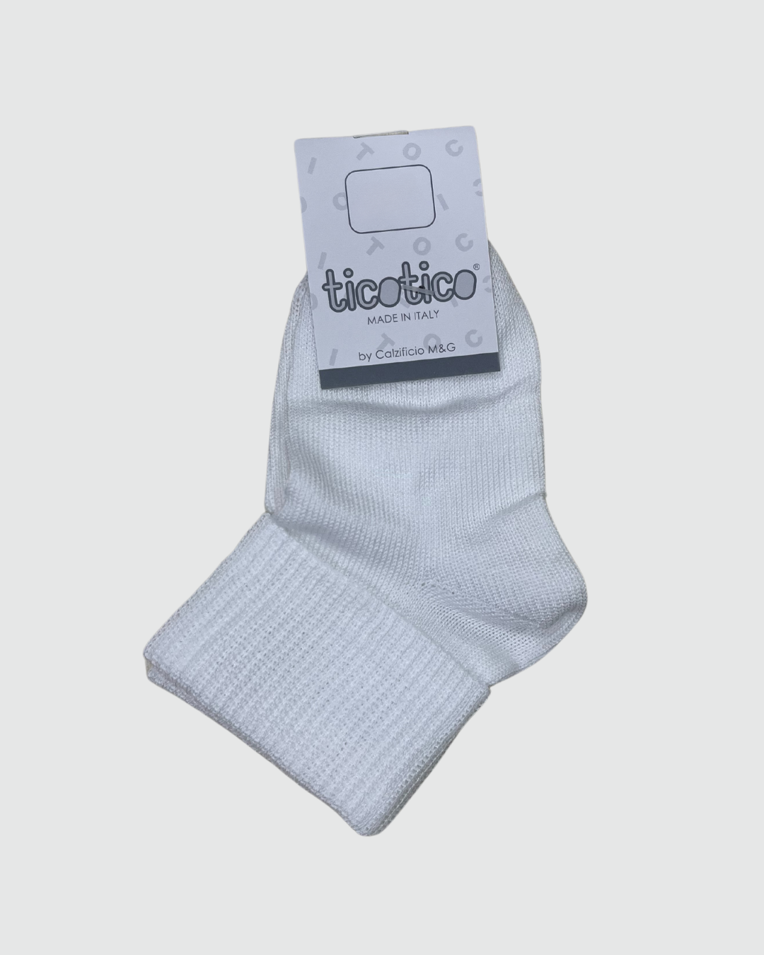 Ticotico Calzino Neonati Risvolto Cotone