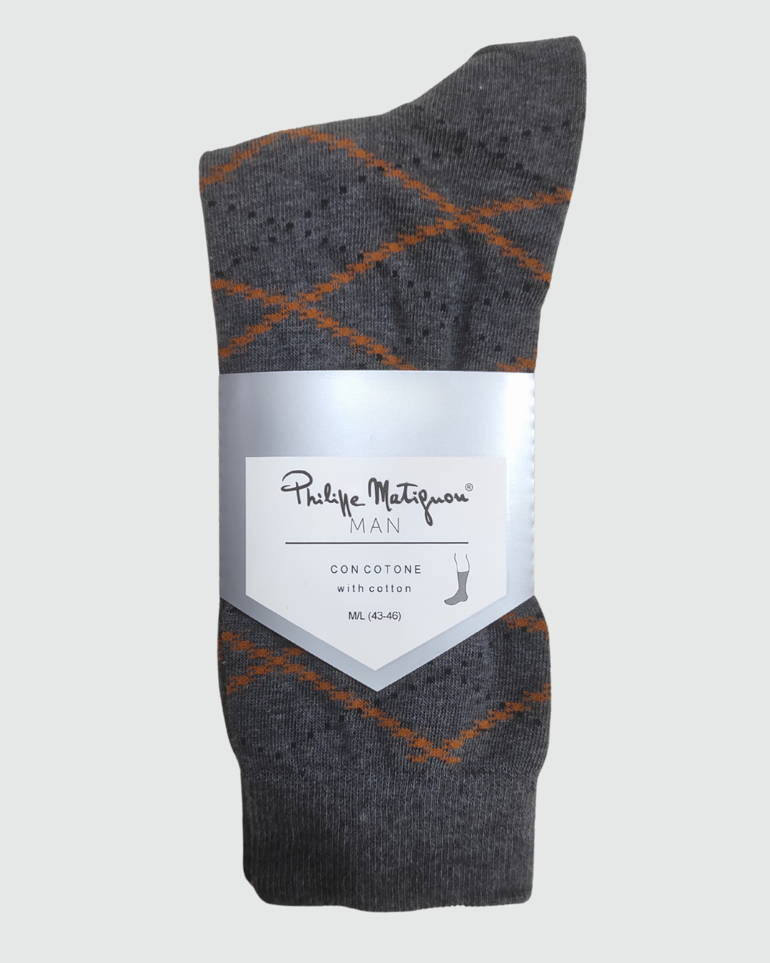 Philippe Matignon Calza Corta Uomo Moda Rombi Con Cotone