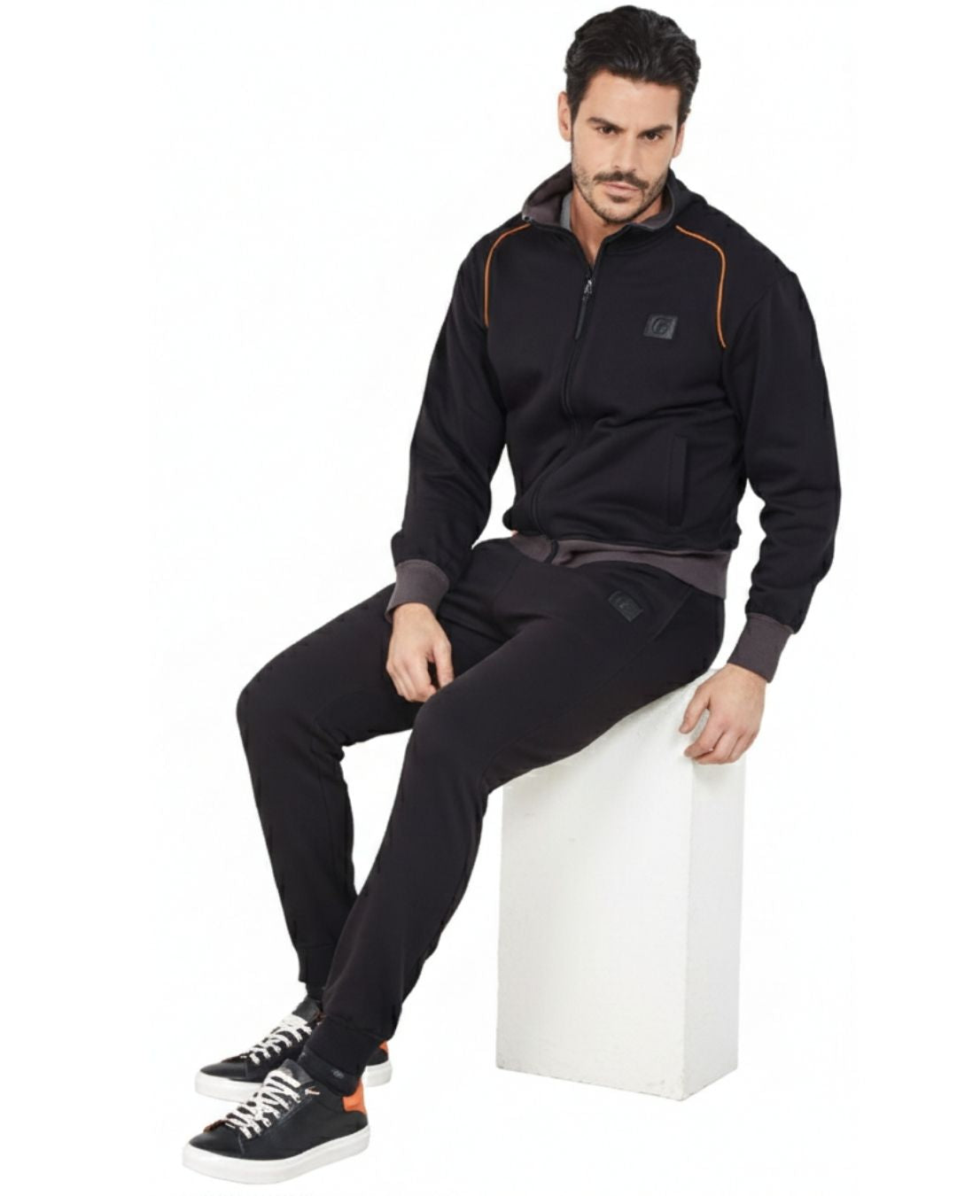 Nazareno Gabrielli Tuta Uomo Caldo Cotone full zip