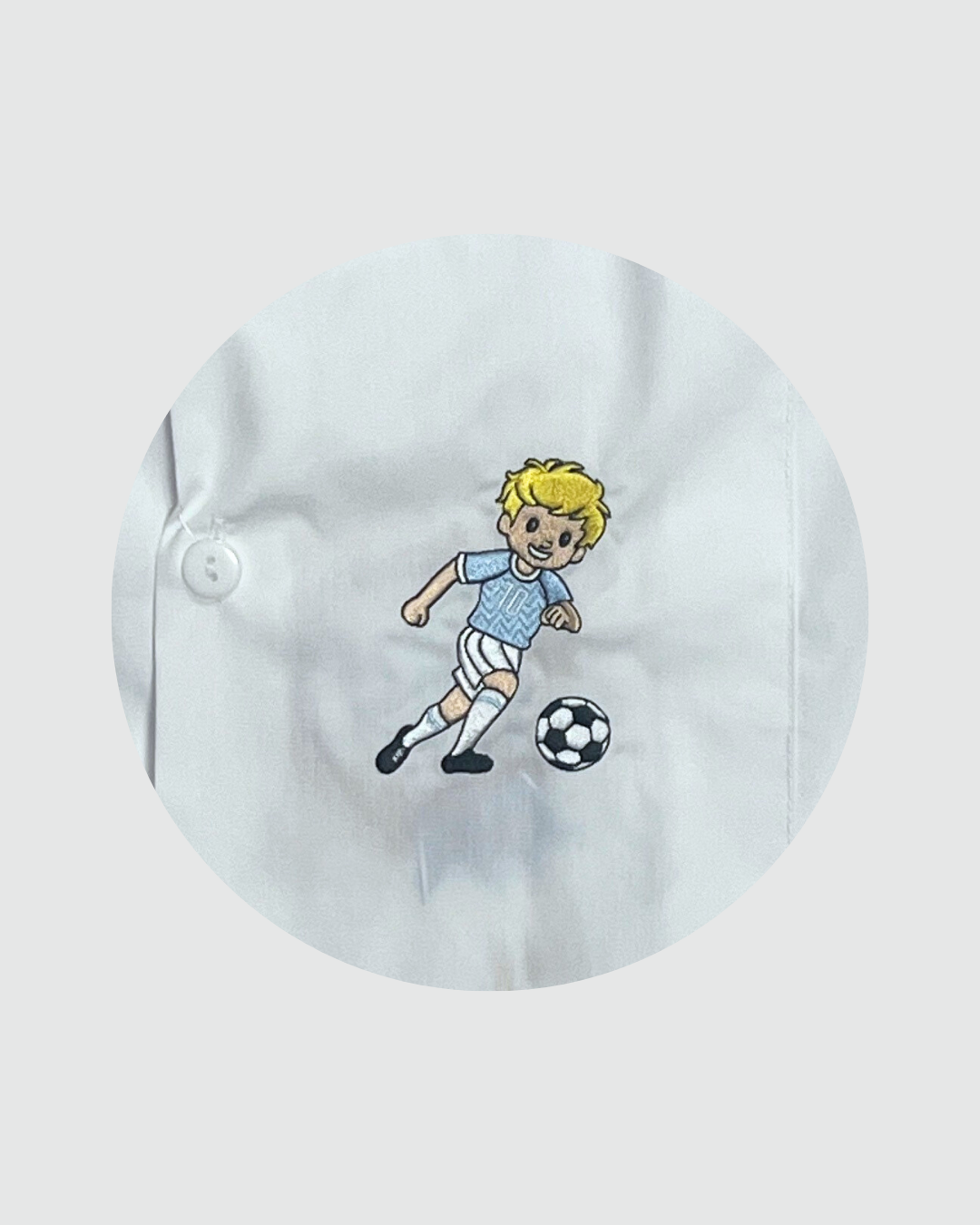 Ambrosino Grembiule Asilo Bambino Bianco