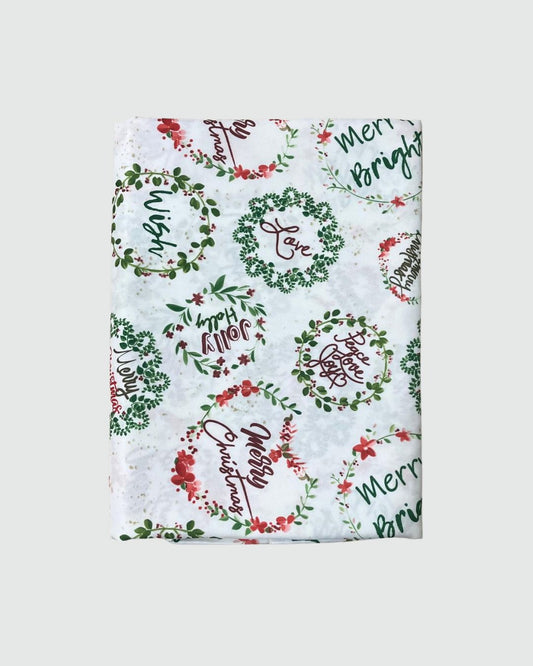 Tovaglia Natalizia No Stiro 18 Posti 135x320cm Tree