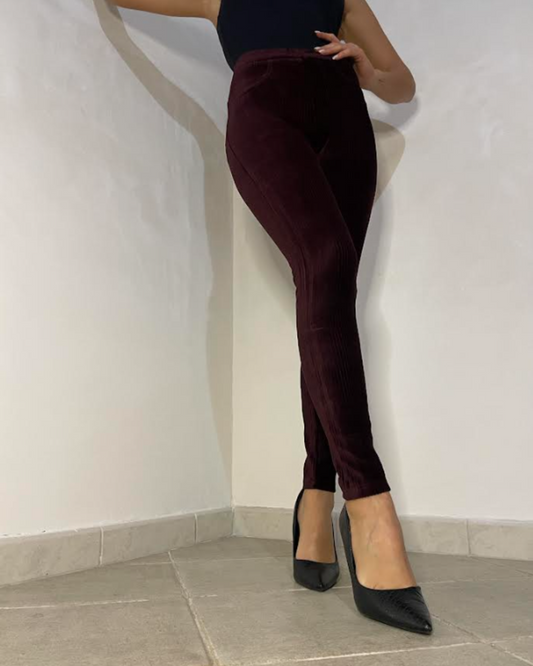 Philippe Matignon Leggings Velours Cotelle