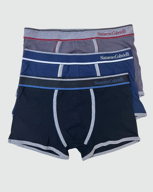 Nazareno Gabrielli Tris Boxer Uomo Elastico Esterno