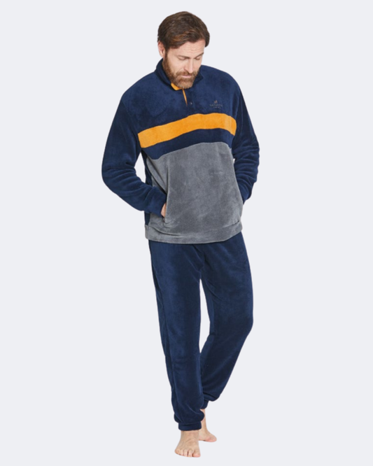 Nazareno Gabrielli Pigiama Uomo Coral Serafino