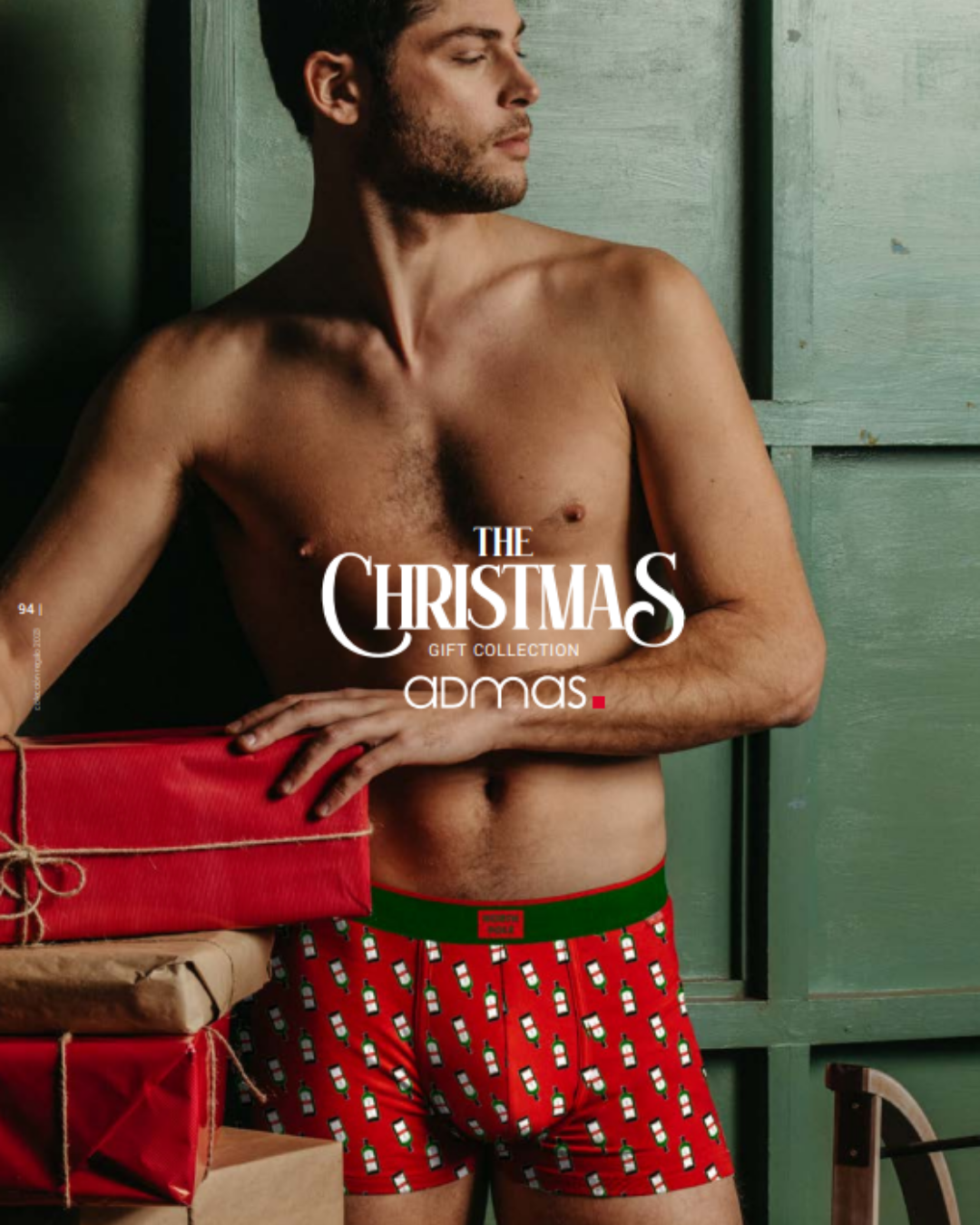 Admas Boxer Uomo Rosso