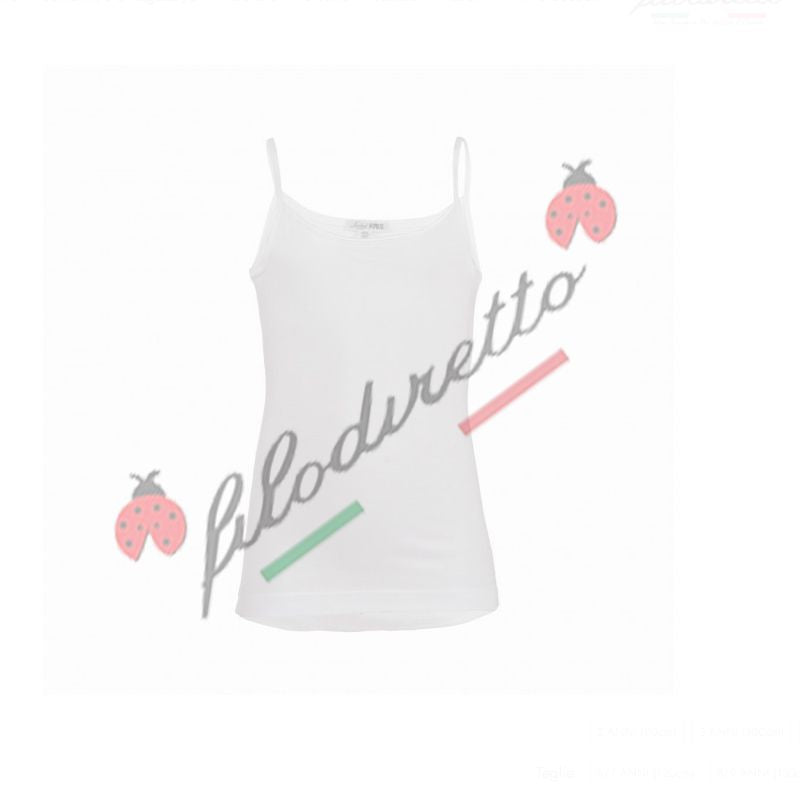 Liabel Bambina Canotta Spalla Stretta Cotone 2PZ