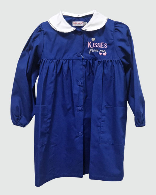 Ambrosino Grembiule Scuola Bambina Blu Royal