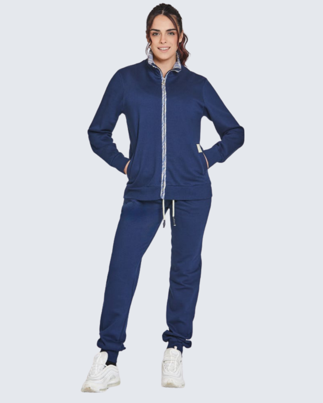 Nazareno Gabrielli Tuta Donna Cotone Felpato