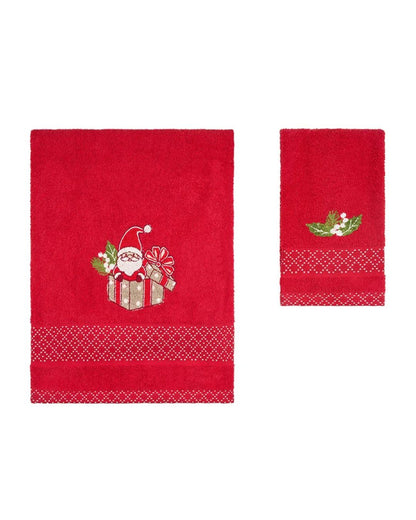 Vingi Set Asciugamani Bagno 1+1 Natalizio