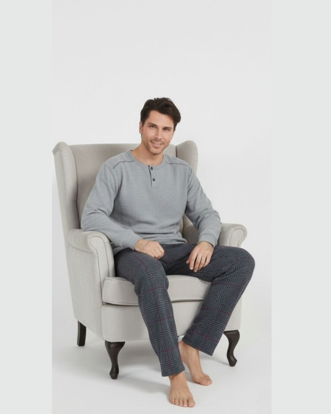 Nazareno Gabrielli Pigiama Uomo Punto Milano 210GR