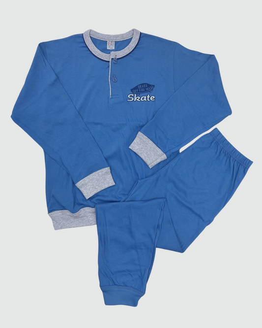 Punto & Virgola Pigiama Bambino Manica Lunga Cotone